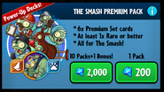 The Smash on his Premium Pack