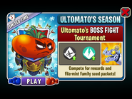 Zombot Dinotronic Mechasaur in an advertisement of Ultomato's BOSS FIGHT Tournament in Arena