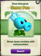 Snow Pea unlocked