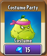 Squash's costume in the store