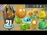 Plants vs Zombies 2 - Ancient Egypt Day 21 -Plants Lvl 1 & No Premium-