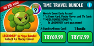 Plucky Clover on the advertisement for the Time Travel Bundle