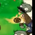 Mustache Zombie dying from a fireball