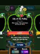 Lily of the Valley's statistics