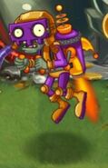 Jetpack Zombie as Rustbolt in Plants vs. Zombies Heroes event