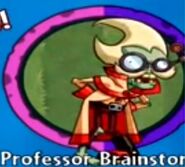 The player receiving Professor Brainstorm from a Premium Pack