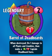 The player obtaining Barrel of Deadbeards from a Premium Pack