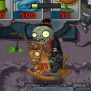 Cavalry Zombie with one hand