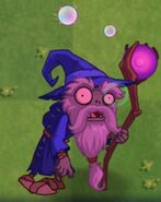 A hypnotized Wizard Zombie (can only be done by Caulipower)