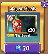 Jalapeno's seeds in the store (Gold, 9.7.1)