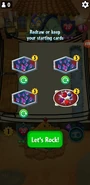 Three Mushroom Grottos in the mulligan section with a Berry Blast