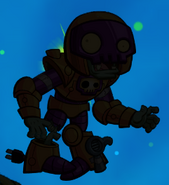 Rustbolt's silhouette