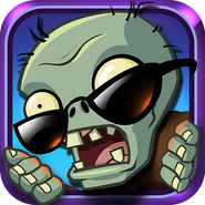 Sunglasses Zombie on an icon for Plants vs. Zombies: All Stars from v1.0.4 to v1.0.16