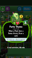 Party Thyme's statistics before update 1.8.23