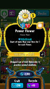 Power Flower's statistics