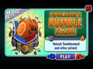 Tumbleweed in an advertisement of Tumbleweed's Rumble Season in Arena