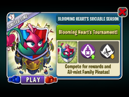 Blooming Heart in an advertisement of Blooming Heart's Tournament in Arena (Blooming Heart's Sociable Season)