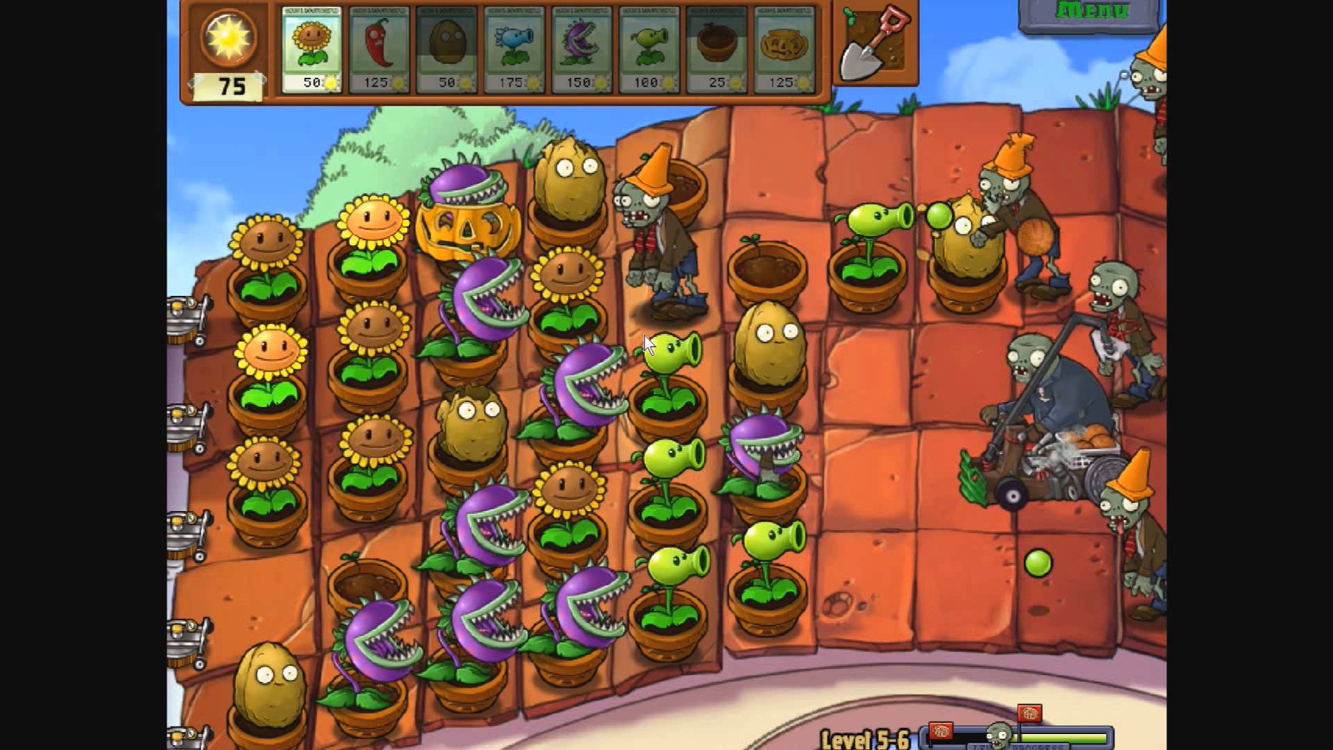 Level 5-6 | Plants vs. Zombies Wiki | Fandom