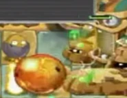 Sphinx launching a fireball