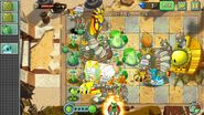 A gameplay of a Zomboss Battle (Level 1)