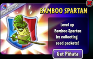 Bamboo Spartan in an advertisement (Champion Plant)