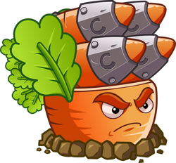 Plants vs Zombies 2 Carrot Rocket Launcher