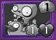 Ducky Tube Zombie's grayed out card