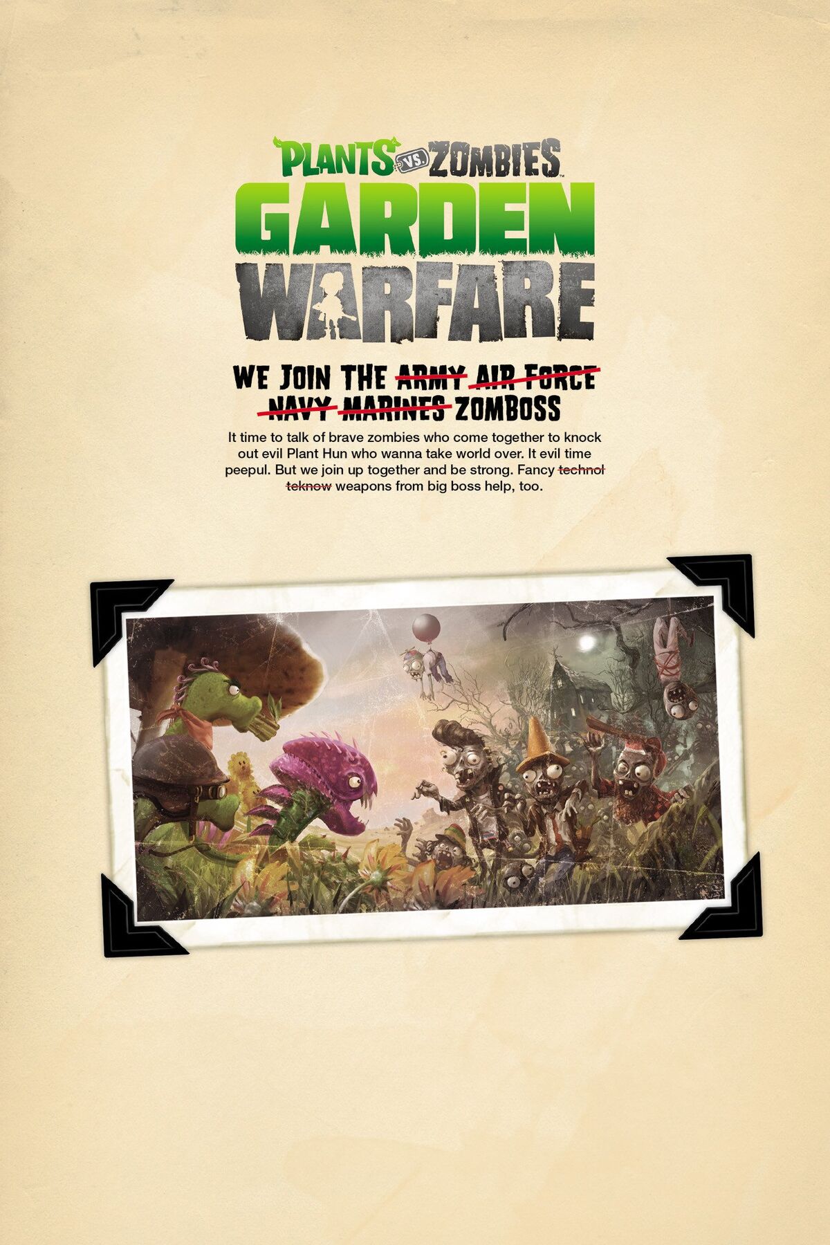 Plants vs. Zombies Garden Warfare 2013 Zombie Class Reveal 