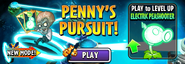 Electric Peashooter in an advertisement for Penny's Pursuit