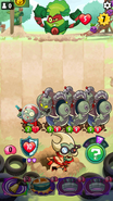 Three Zombot 1000s on the field made by Gargantuars' Feast (extremely rare)