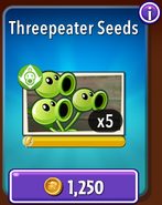 Threepeater's seeds in the store (10.9.1)