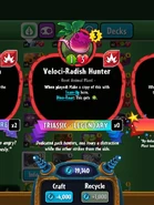 Veloci-Radish Packmate's statistics (as Veloci-Radish Hunter, pre 1.60.79)