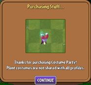 Purchasing Magnet-shroom's costume