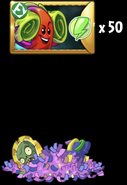 Obtaining Rhubarbarian's seed packets from a piñata