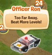 This sign appeared when the players moved their cursor on Ron's car, but they could not reach it yet