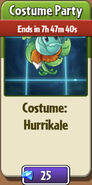 Hurrikale’s costume in the shop.