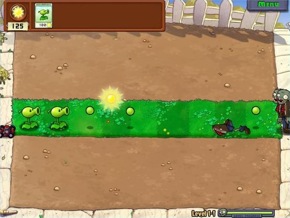 Plants vs. Zombies Gameplay Walkthrough - Episode 1 - World 1! Zombies On  My Lawn!? (PC) 