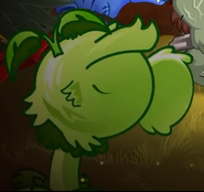 A backwards Primal Peashooter in the trailer