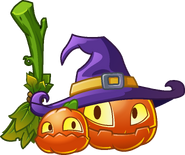 Pumpkin Witch, who lobs pumpkins that hypnotize zombies