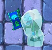 Peasant Rally Zombie in a Frozen block