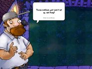 Part of Crazy Dave's dialogue