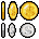Coin sprites for the DS version