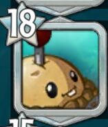 Potato Mine as the profile picture for a Rank 18 player