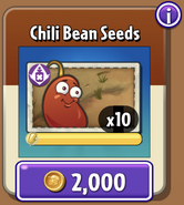 Chili Bean's seeds in the store (9.7.1)