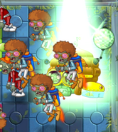 Disco Jetpack Zombies being summoned