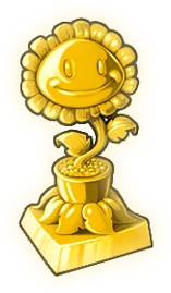 Gold Sunflower Trophy | Plants vs. Zombies Wiki | Fandom