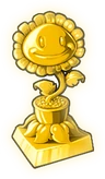 Gold Sunflower Trophy