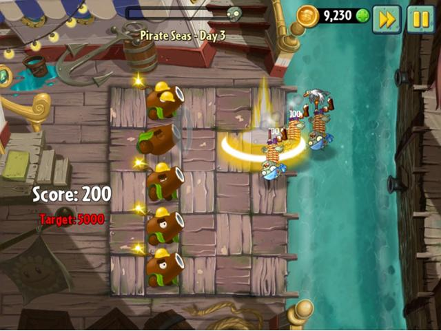 Plants vs Zombies 2 : Pirate Seas Day 16 Walkthrough 