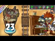 Plants vs Zombies 2 - Wild West Day 23 -Plants Lvl 1 & No Premium-