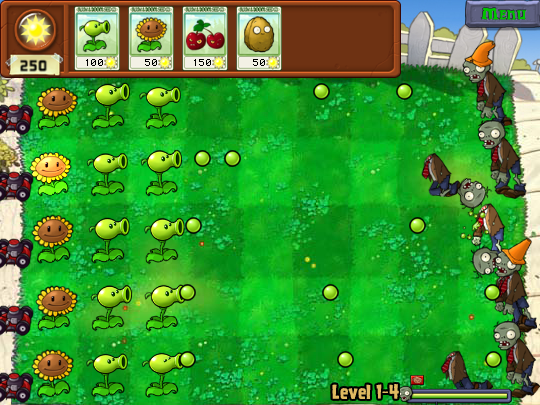 plants vs zombies 1 game online